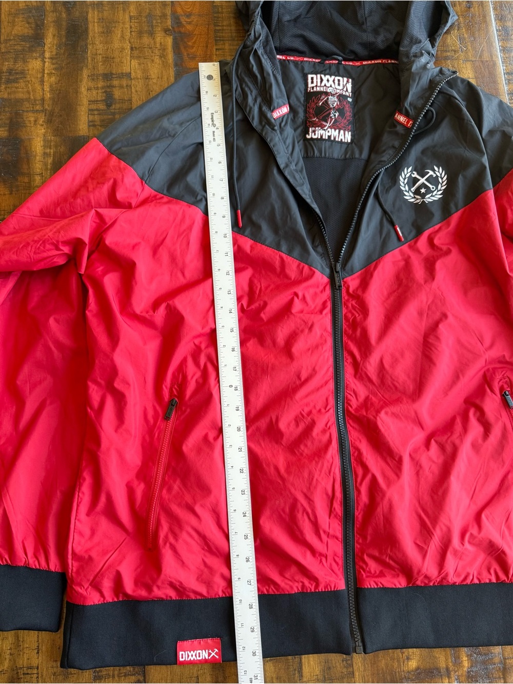 Dixxon Flannel Co “Jumpman” Hooded Windbreaker – Men’s 2XL - Picture 7 of 11